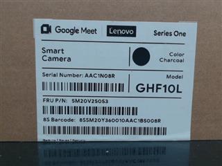 LENOVO SMART CAMERA SERIES ONE
